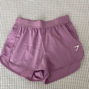 Lavender Gymshark running shorts!